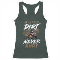 Quad Bike Racerback Tank Top A Little Dirt Never Hurt 4 Wheeler