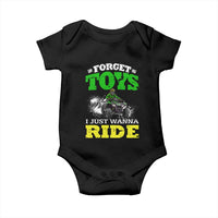 Funny Quad Bike Kid Baby Onesie Forget Toys I Just Wanna Ride
