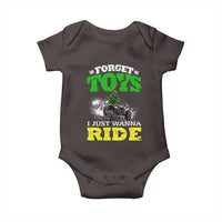 Funny Quad Bike Kid Baby Onesie Forget Toys I Just Wanna Ride