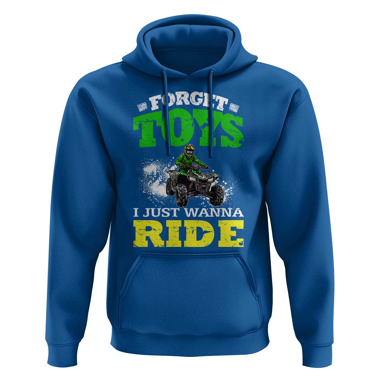 Funny Quad Bike Kid Hoodie Forget Toys I Just Wanna Ride
