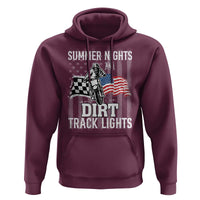 Dirt Bike Hoodie Summer Nights Dirt Track Lights Racing