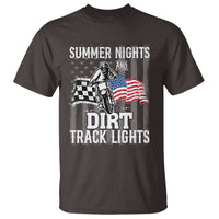 Dirt Bike T Shirt Summer Nights Dirt Track Lights Racing