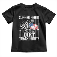 Dirt Bike Toddler T Shirt Summer Nights Dirt Track Lights Racing