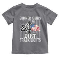 Dirt Bike Toddler T Shirt Summer Nights Dirt Track Lights Racing
