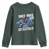 Dirt Bike Kid Youth Sweatshirt Same As A Normal Kid Just Much Cooler