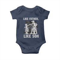 Like Father Like Son Dirt Bike Baby Onesie