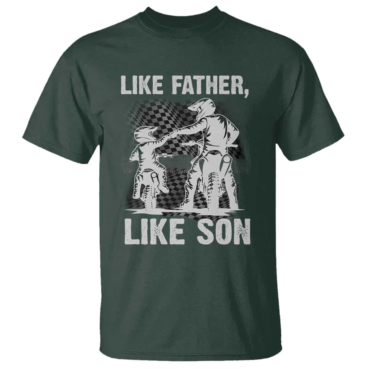 Like Father Like Son Dirt Bike T Shirt