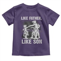 Like Father Like Son Dirt Bike Toddler T Shirt