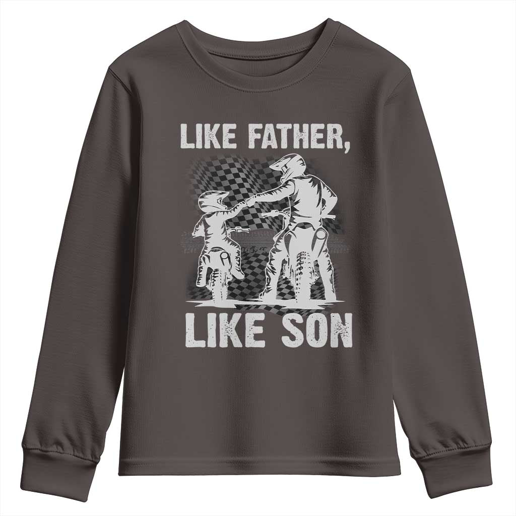 Like Father Like Son Dirt Bike Youth Sweatshirt