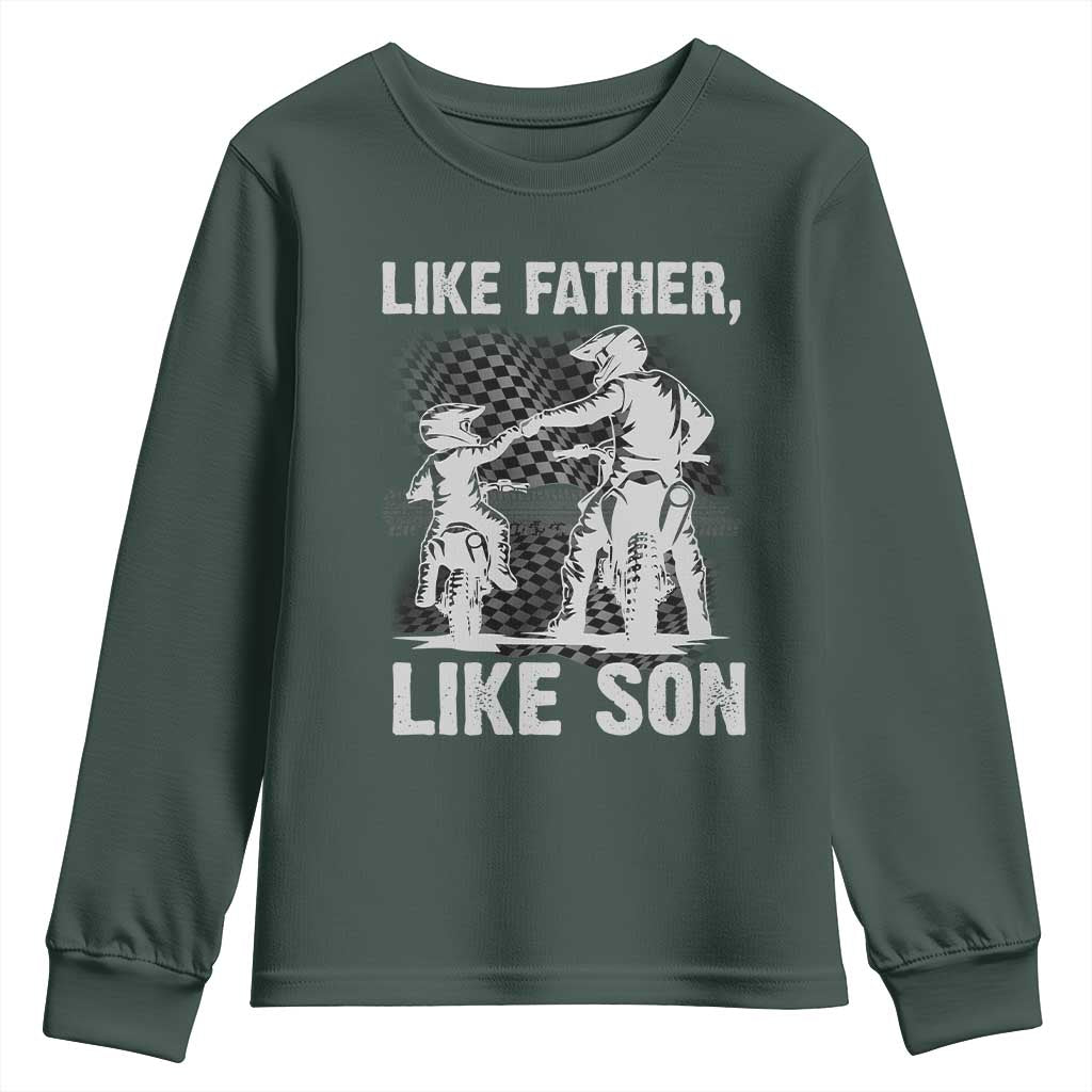Like Father Like Son Dirt Bike Youth Sweatshirt