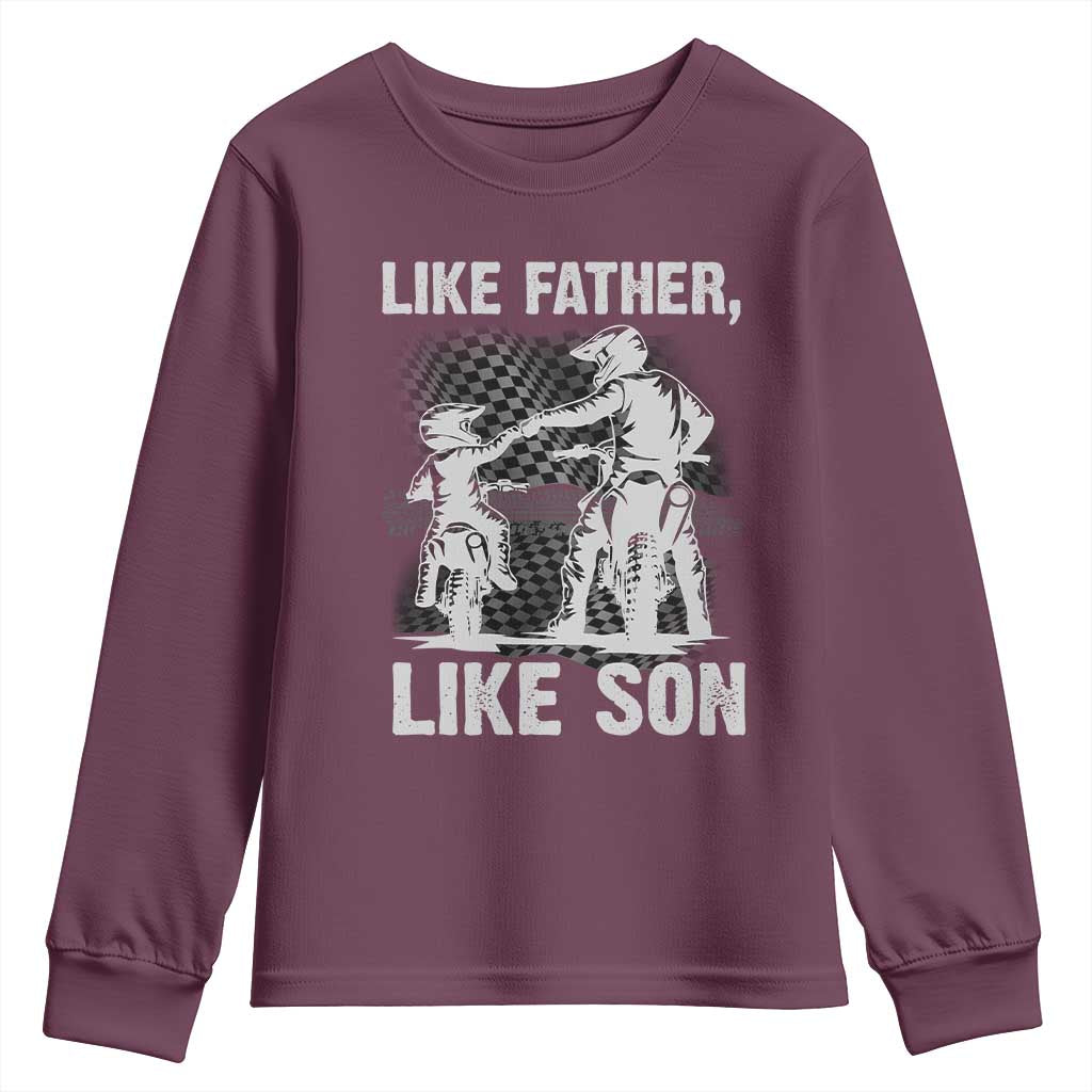 Like Father Like Son Dirt Bike Youth Sweatshirt