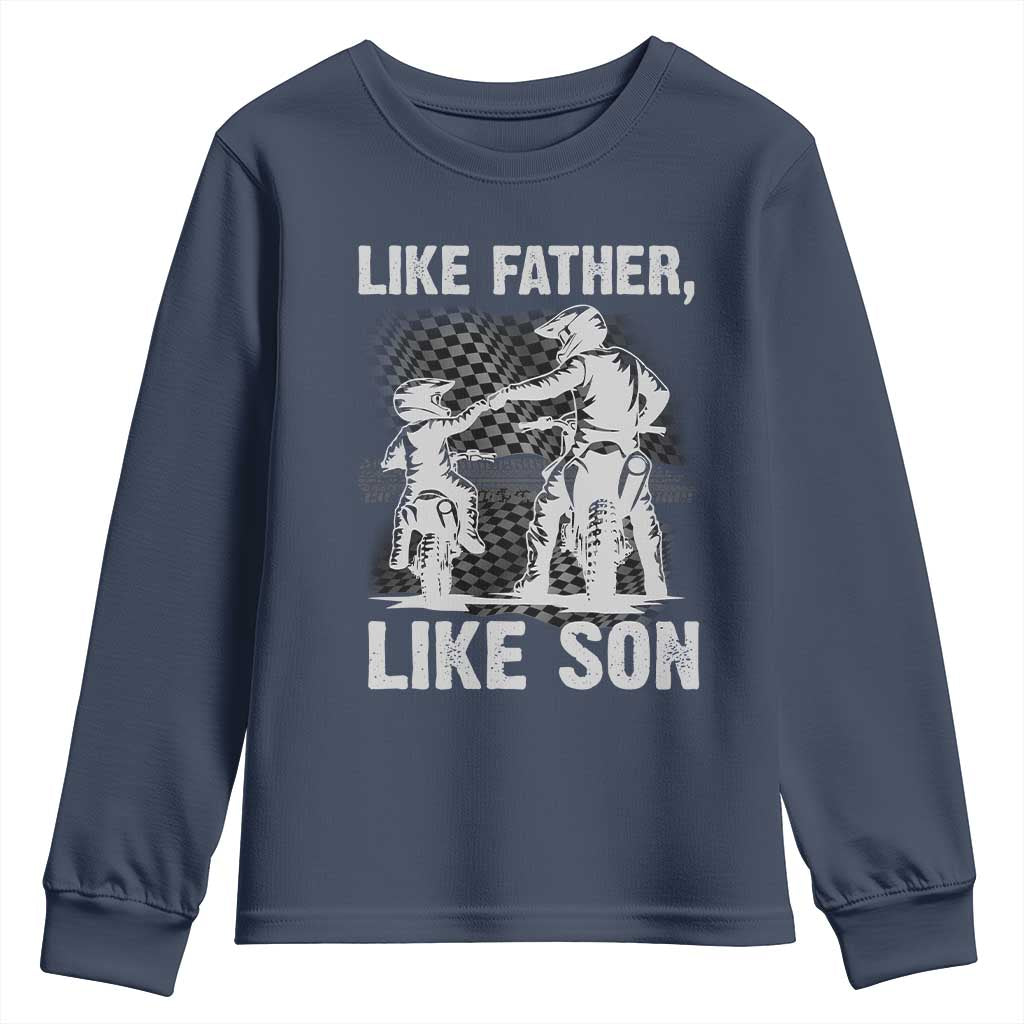 Like Father Like Son Dirt Bike Youth Sweatshirt