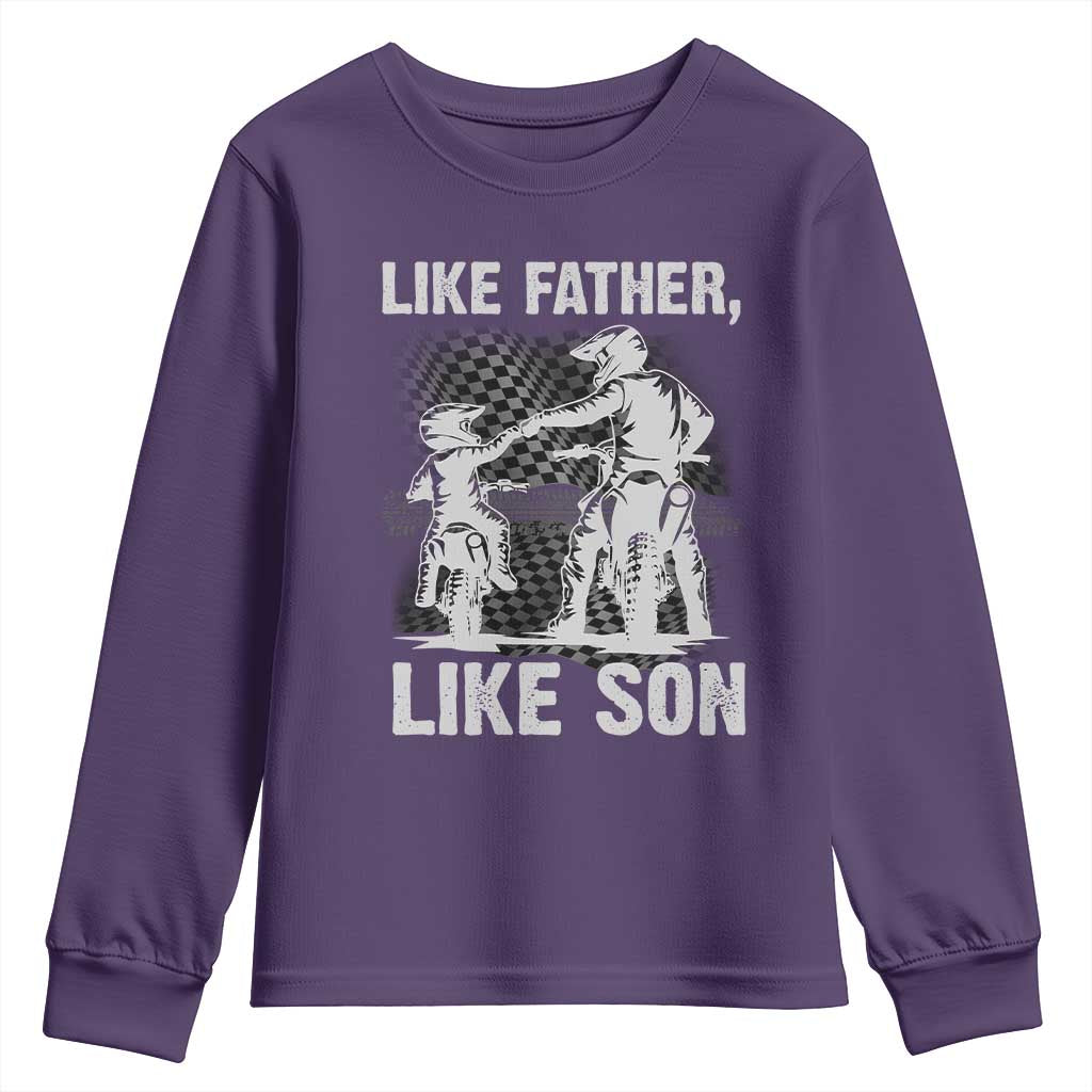 Like Father Like Son Dirt Bike Youth Sweatshirt