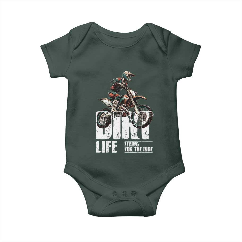 Dirt Bike Baby Onesie Dirt Life Living For The Ride