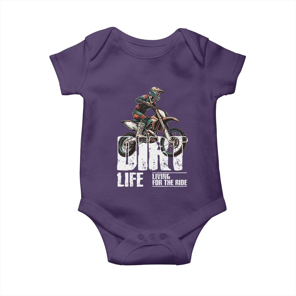 Dirt Bike Baby Onesie Dirt Life Living For The Ride