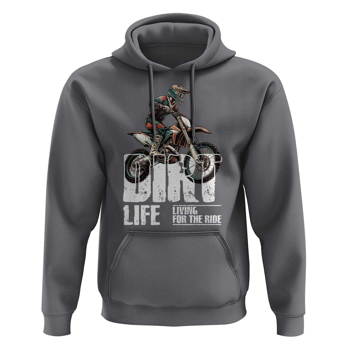 Dirt Bike Hoodie Dirt Life Living For The Ride