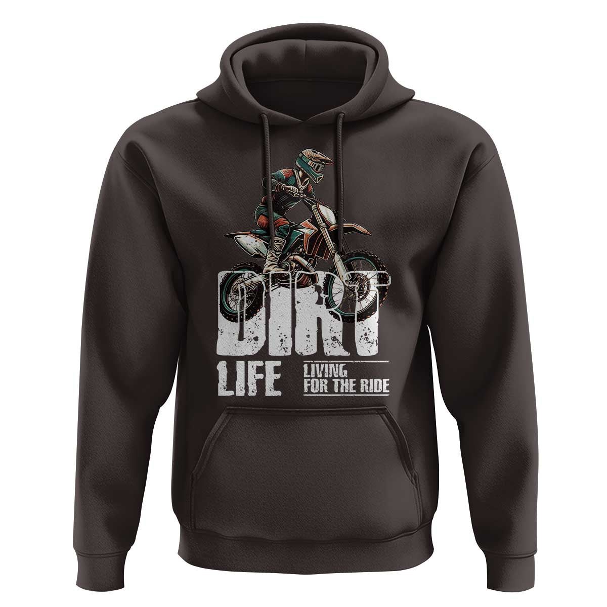 Dirt Bike Hoodie Dirt Life Living For The Ride
