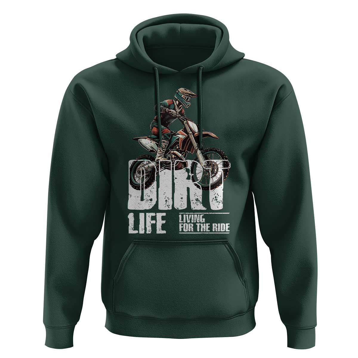 Dirt Bike Hoodie Dirt Life Living For The Ride