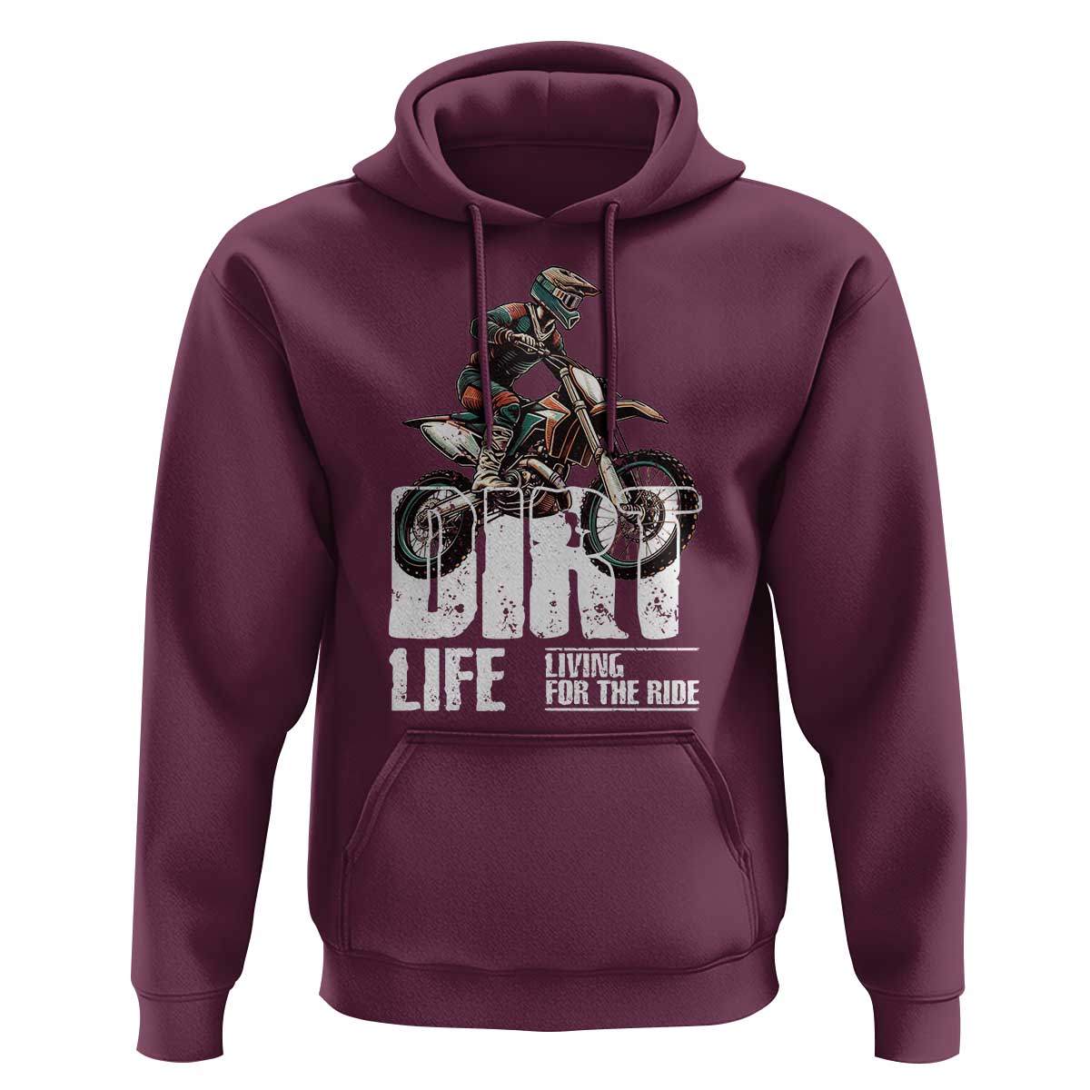 Dirt Bike Hoodie Dirt Life Living For The Ride