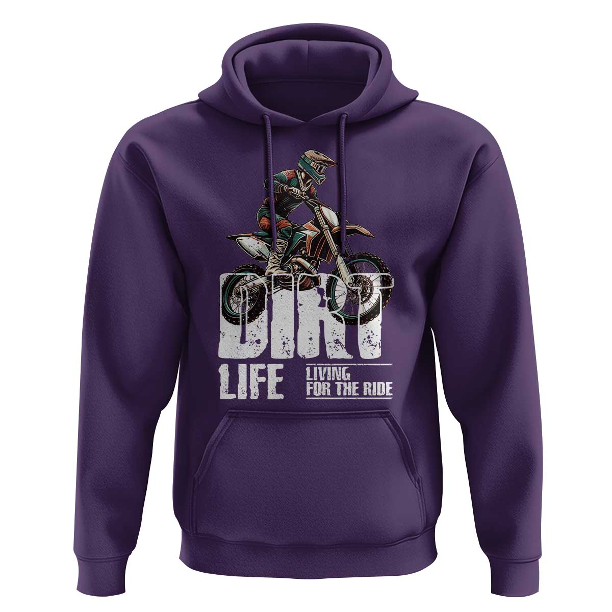 Dirt Bike Hoodie Dirt Life Living For The Ride