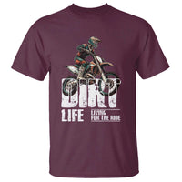 Dirt Bike T Shirt Dirt Life Living For The Ride