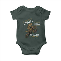 Dirt Bike Baby Onesie I Don't Crash I Do Random Gravity Checks