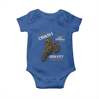 Dirt Bike Baby Onesie I Don't Crash I Do Random Gravity Checks