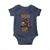 Dirt Bike Mud Up Baby Onesie