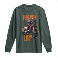 Dirt Bike Mud Up Long Sleeve Shirt