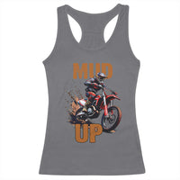 Dirt Bike Mud Up Racerback Tank Top