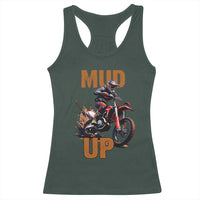 Dirt Bike Mud Up Racerback Tank Top