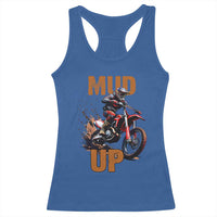 Dirt Bike Mud Up Racerback Tank Top