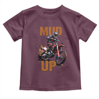 Dirt Bike Mud Up Toddler T Shirt