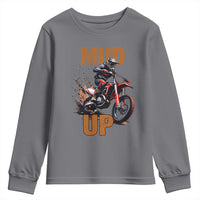 Dirt Bike Mud Up Youth Sweatshirt