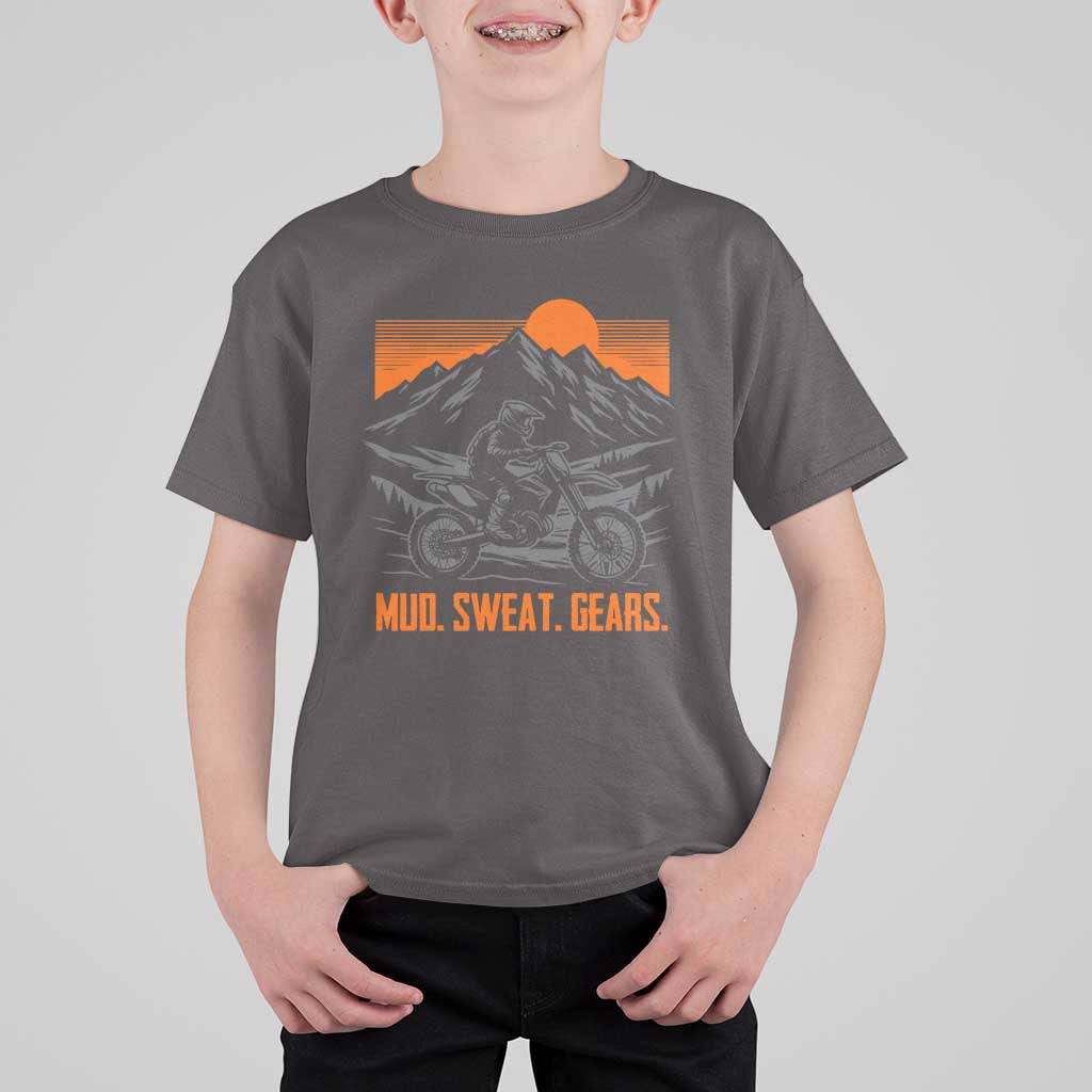 Mud Sweat Gears Dirt Bike T Shirt For Kid
