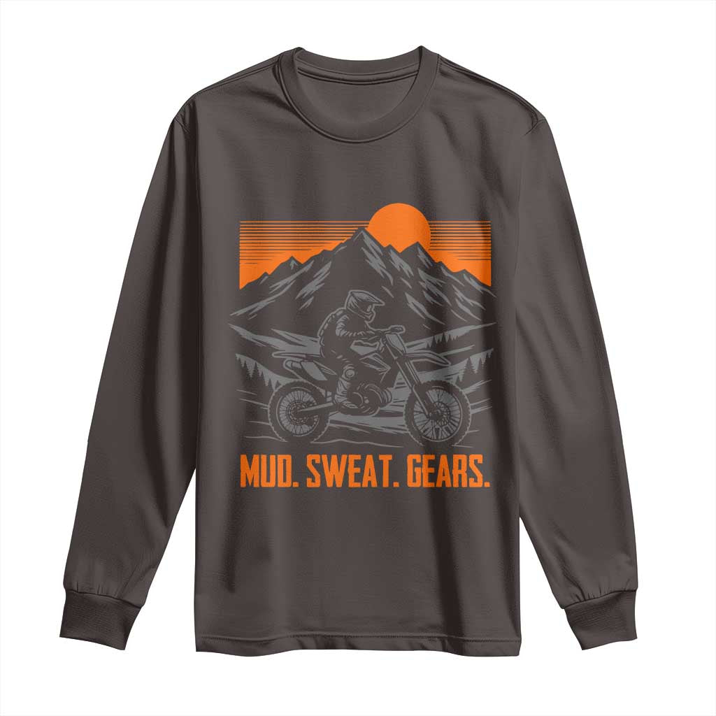 Mud Sweat Gears Dirt Bike Long Sleeve Shirt