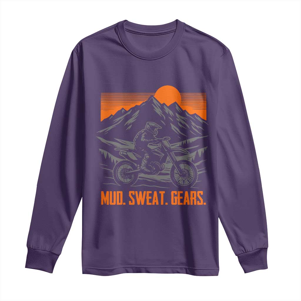 Mud Sweat Gears Dirt Bike Long Sleeve Shirt