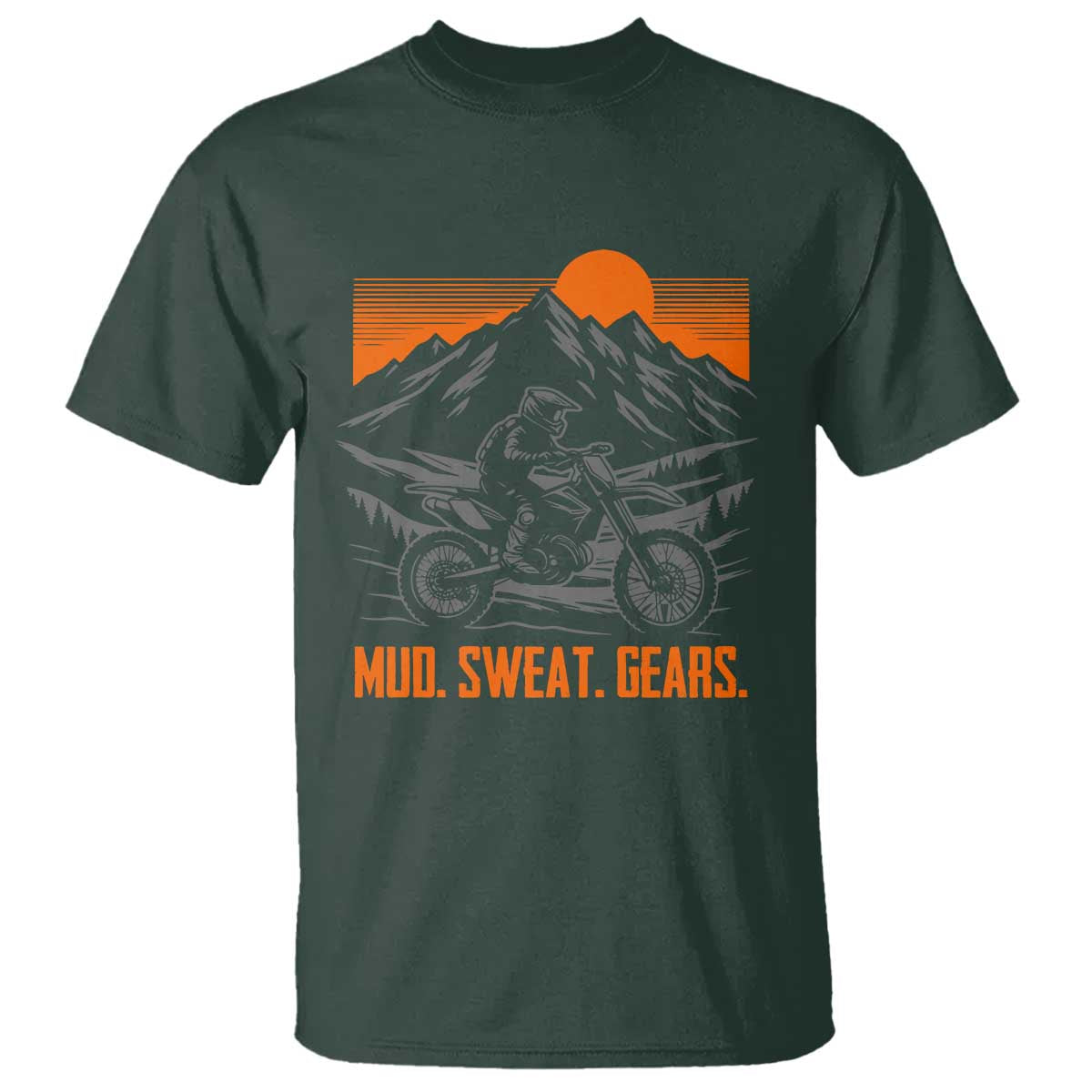 Mud Sweat Gears Dirt Bike T Shirt
