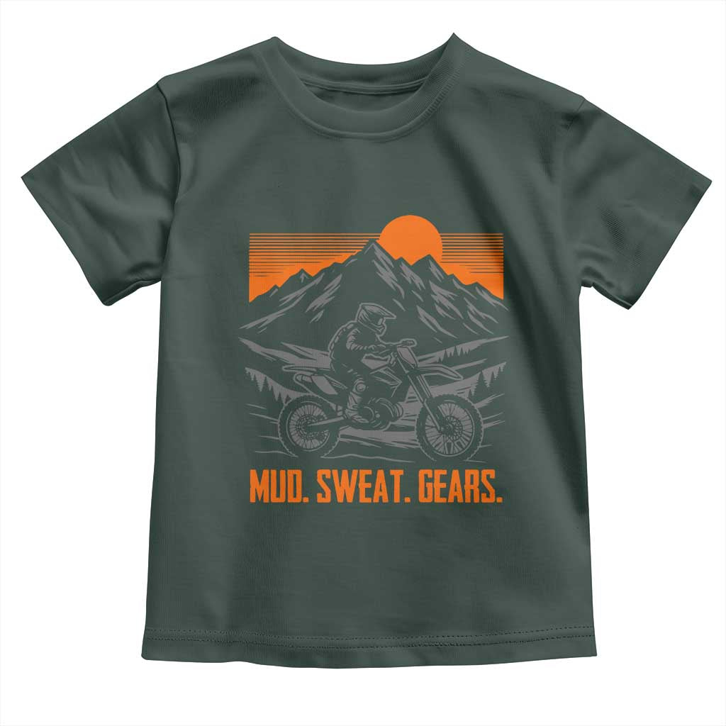 Mud Sweat Gears Dirt Bike Toddler T Shirt