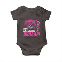 Dirt Bike Girl Baby Onesie Braaap Like A Girl