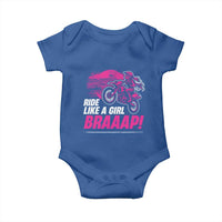 Dirt Bike Girl Baby Onesie Braaap Like A Girl