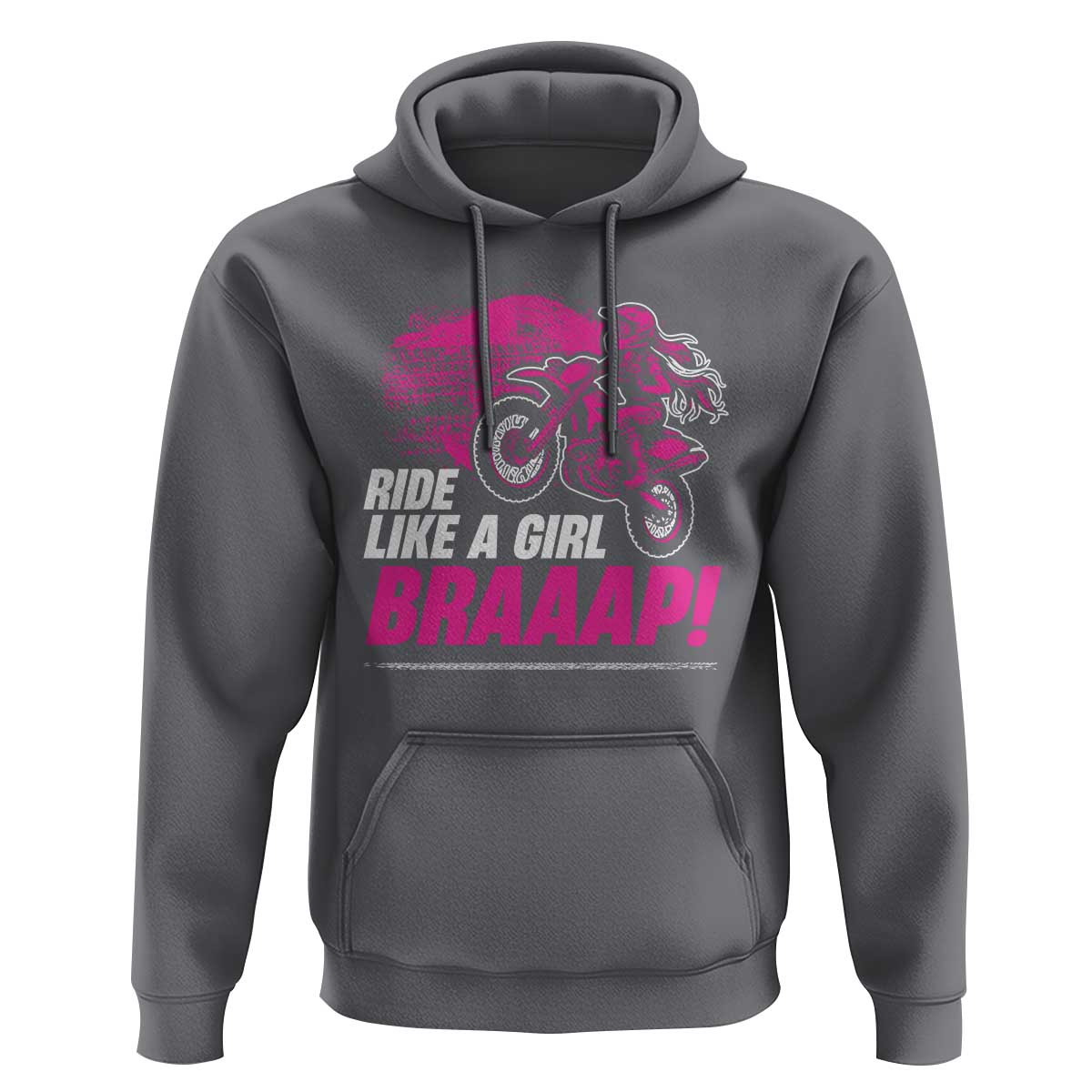 Dirt Bike Girl Hoodie Braaap Like A Girl
