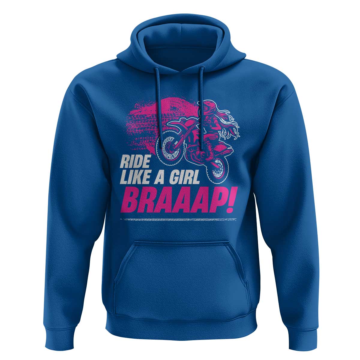 Dirt Bike Girl Hoodie Braaap Like A Girl