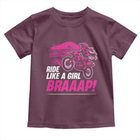 Dirt Bike Girl Toddler T Shirt Braaap Like A Girl