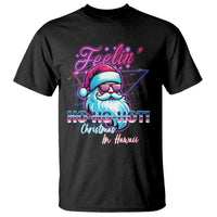 Funny Christmas In July T Shirt Retro Santa Feelin' Ho Ho Hot - Wonder Print Shop