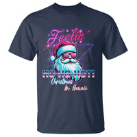 Funny Christmas In July T Shirt Retro Santa Feelin' Ho Ho Hot - Wonder Print Shop