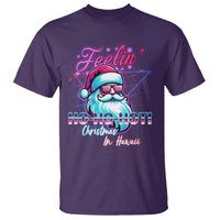 Funny Christmas In July T Shirt Retro Santa Feelin' Ho Ho Hot - Wonder Print Shop