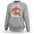 Funny Christmas In July Sweatshirt Tis The Sea Sun Santa At The Beach - Wonder Print Shop
