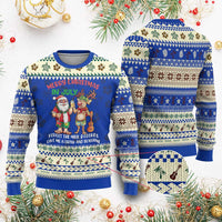 Tropical Xmas Ugly Christmas Sweater Give Me A Drink And Sunshine - Wonder Print Shop