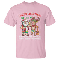 Funny Christmas In July T Shirt Give Me A Drink And Sunshine - Wonder Print Shop